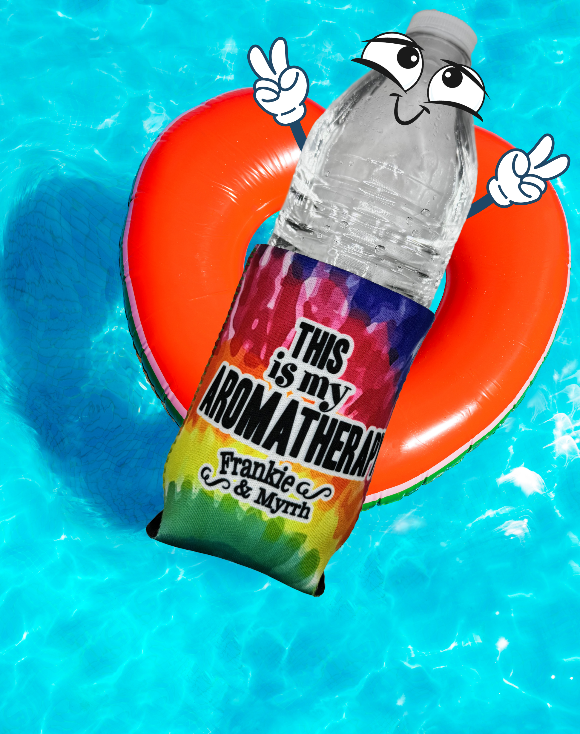 Frankie's Koozie | This is My Aromatherapy Tie-Dye Can Cooler