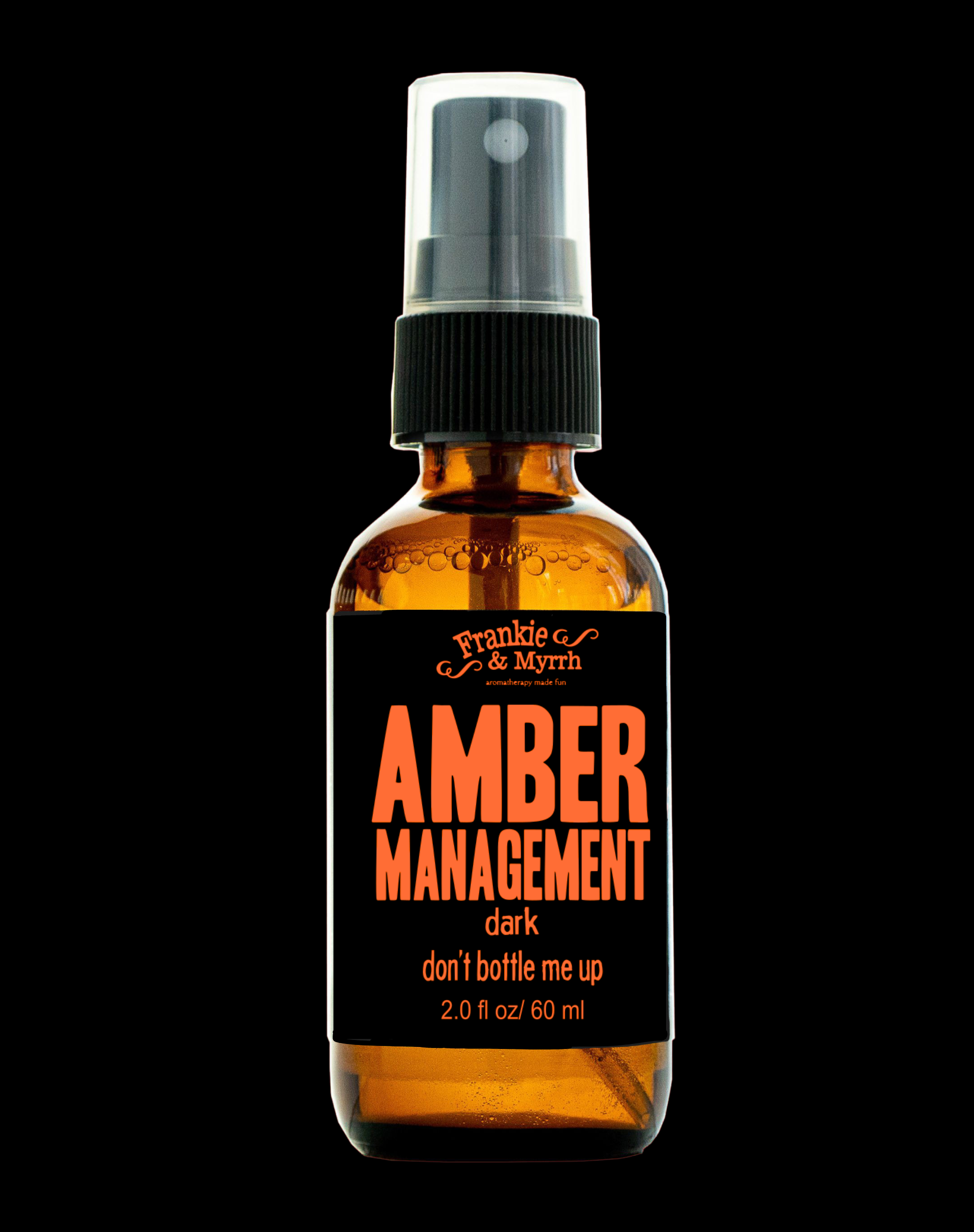 Amber Management Aromatherapy Spray smells like Amber and Patchouli used for Relaxation, Stress Releif, and Anxiety