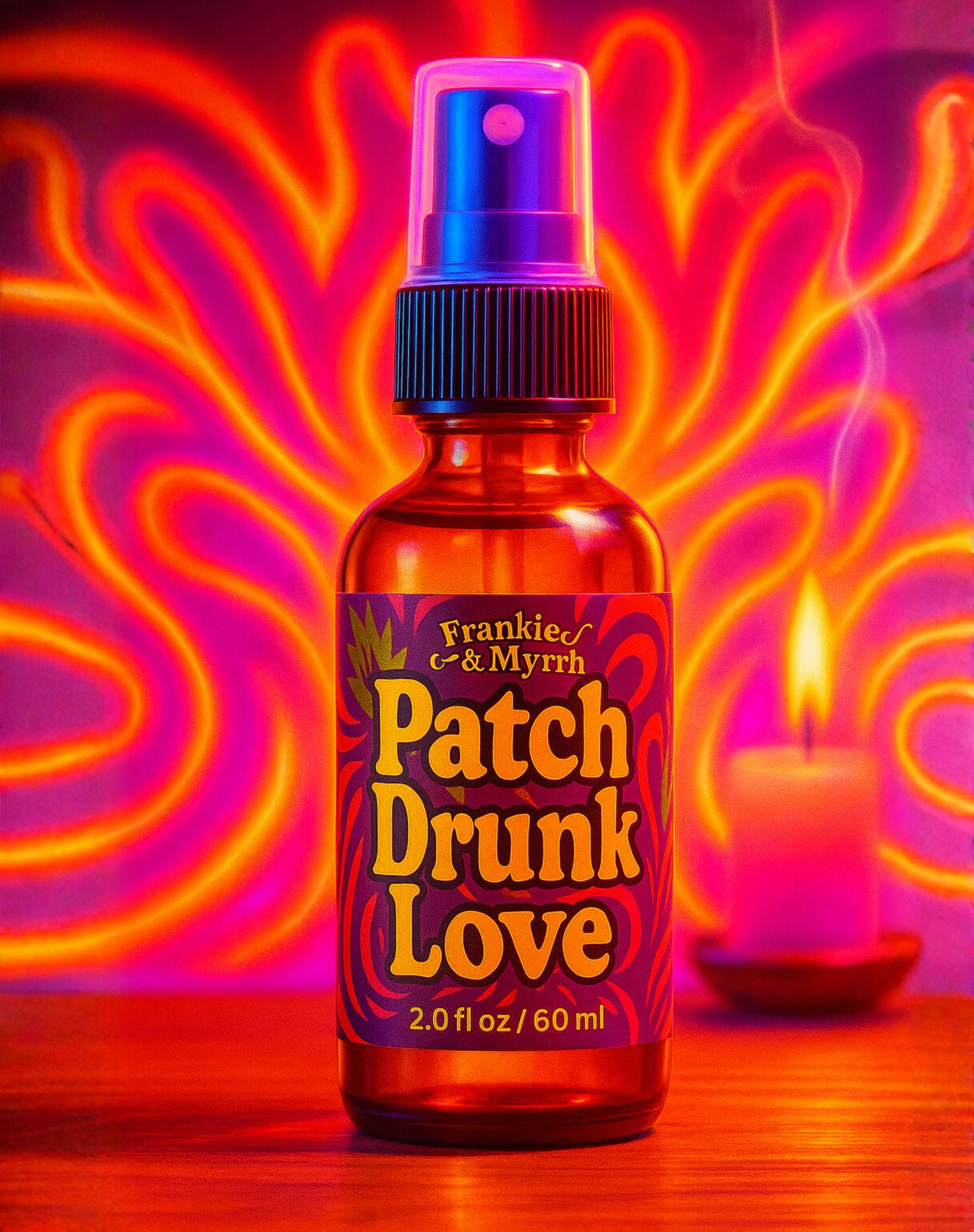 パチュリパッチ Patch Drunk Love | A Patchouli-Old-Fashioned Spray | Frankie and Myrrh