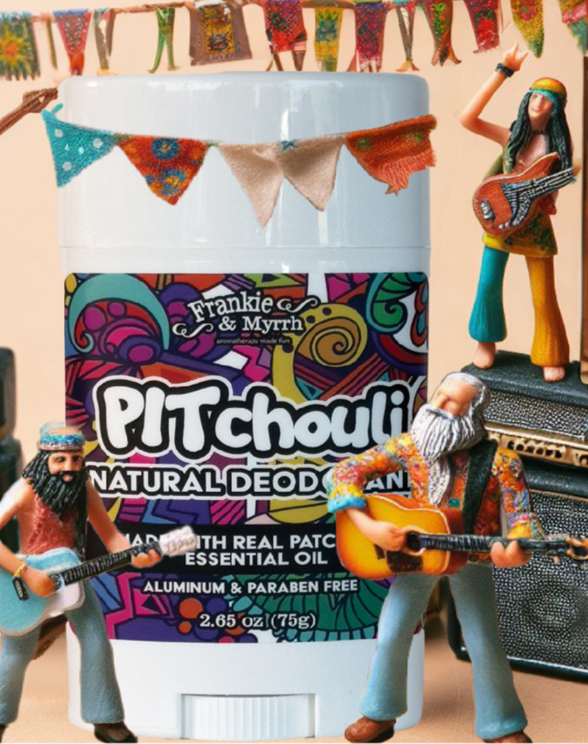 PITchouli | Natural Deodorant | Patchouli | Frankie and Myrrh