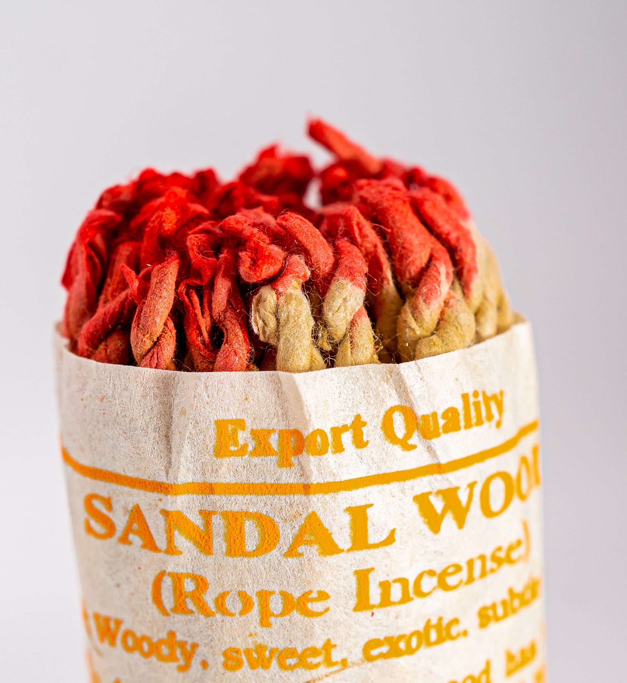 Collection complète d'encens en corde népalais | Bois de santal, patchouli, Nag Champa, citronnelle, rose