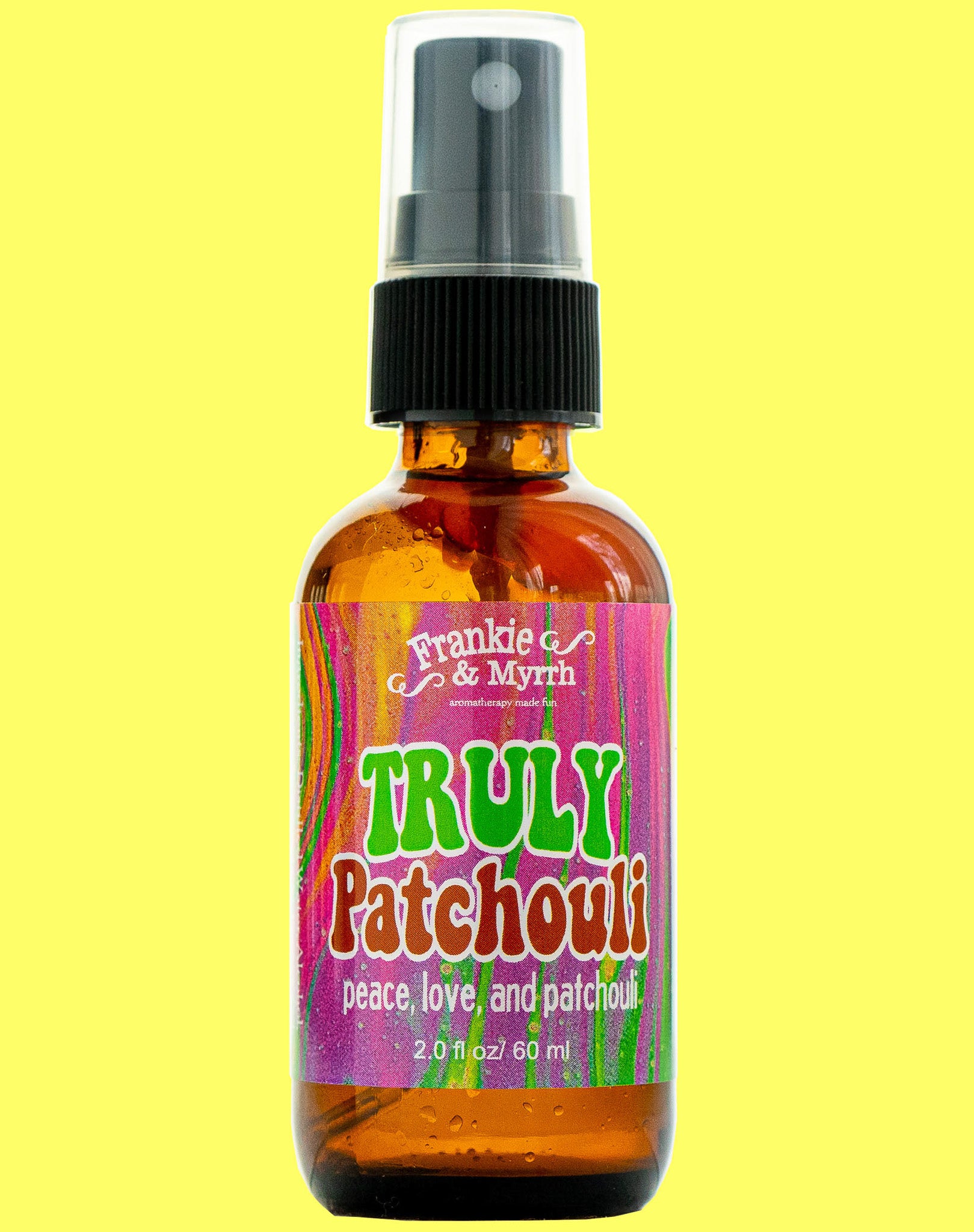 Truly Patchouli Aromatherapy Spray smells like Patchouli used for Relaxation, Stress Relief, and Anxiety