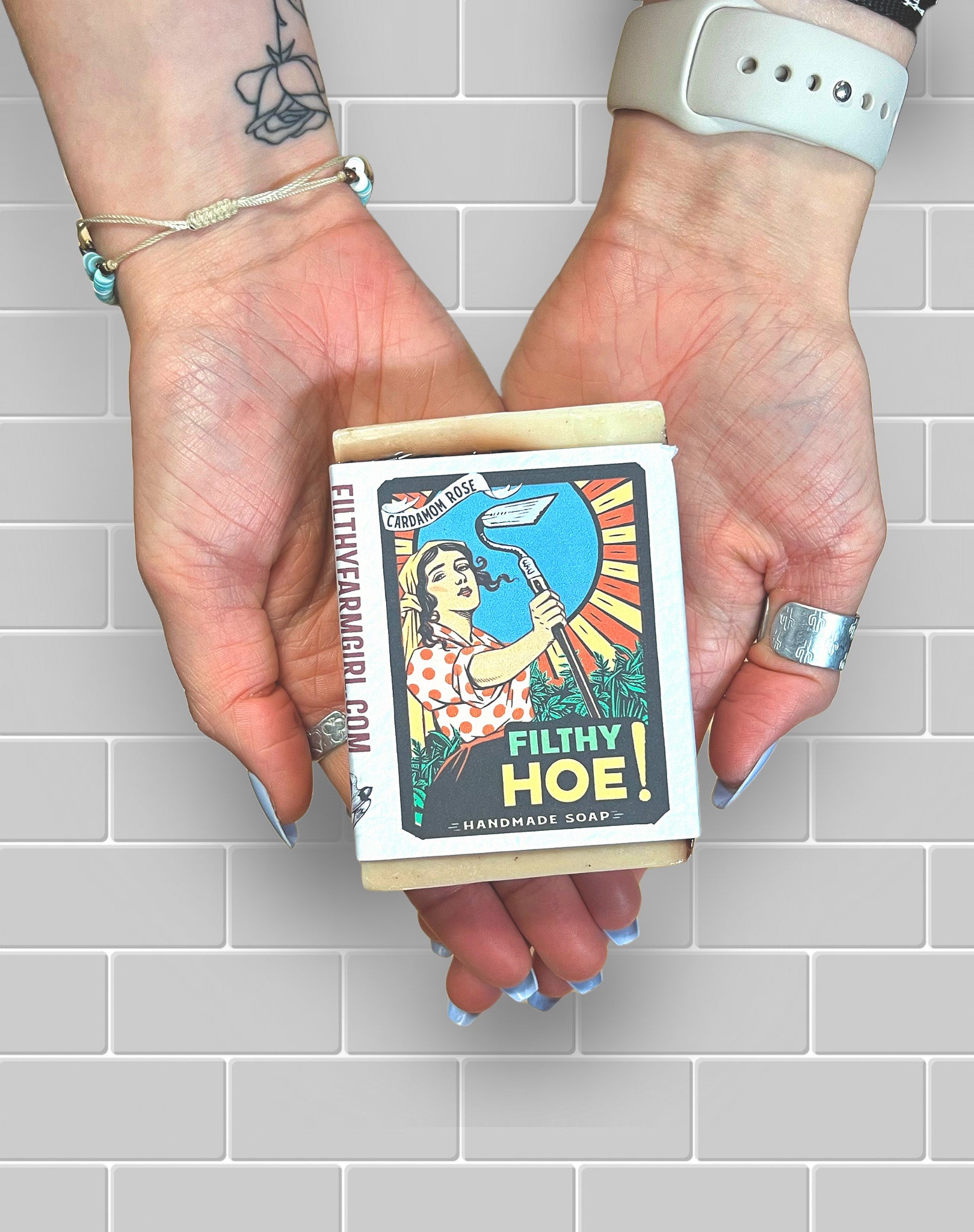 Filthy Hoe Soap | Cardamom Rose | Filthy Farm Girl