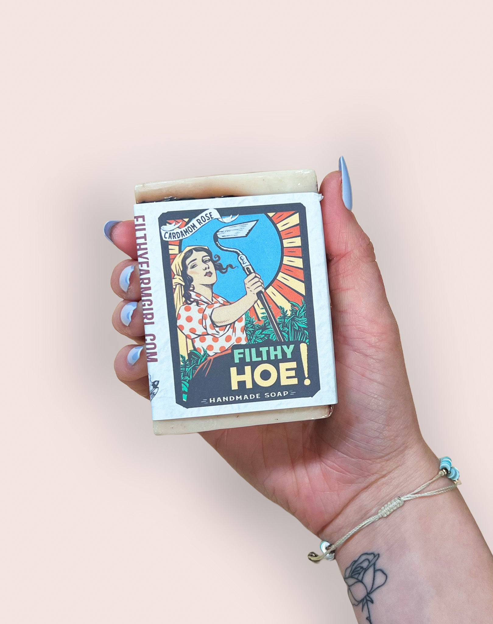 Filthy Hoe Soap | Cardamom Rose | Filthy Farm Girl