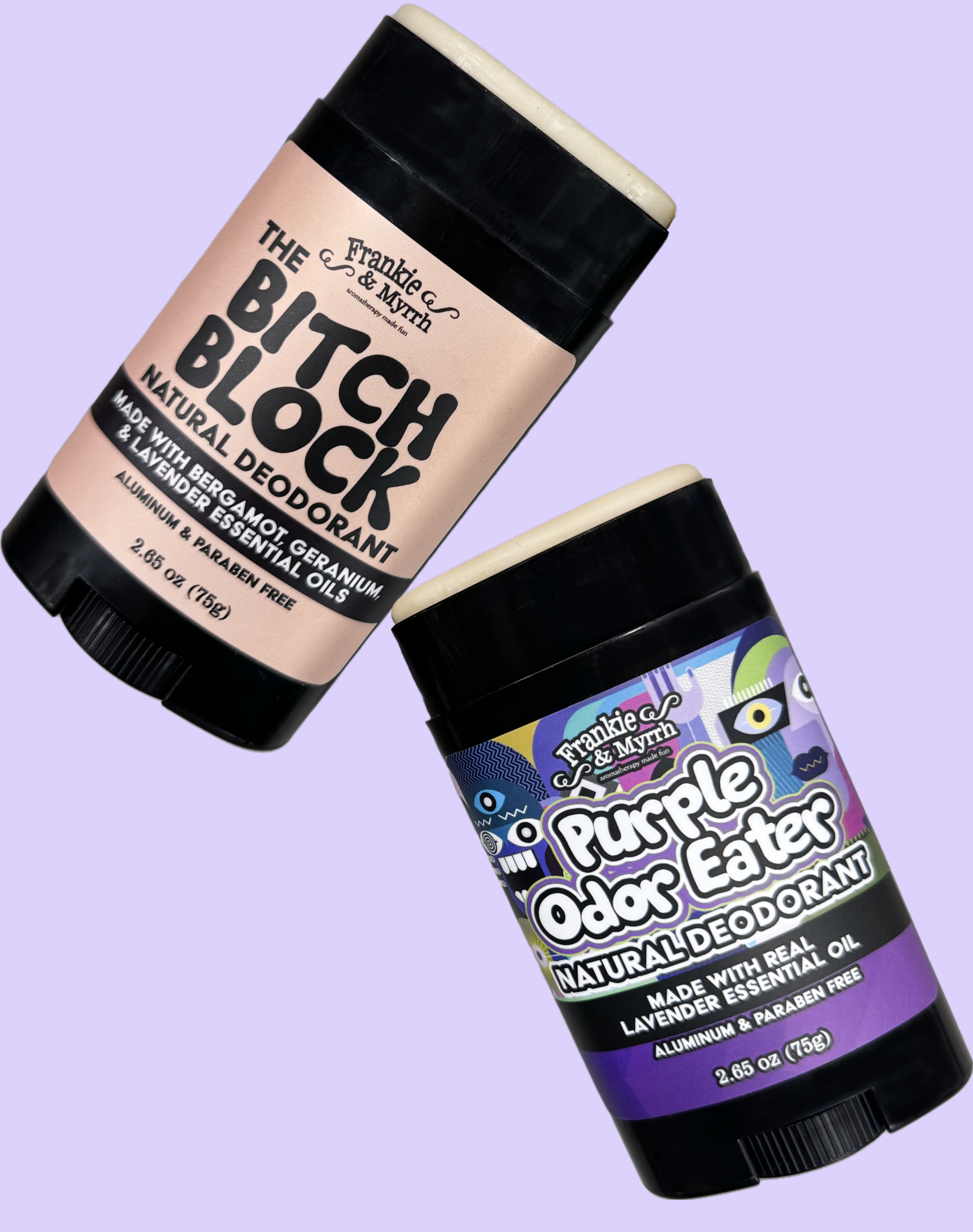 Dynamic Deo Duo Mix N' Match Lavender Deodorant 2 Pack  | Natural Deodorants | Lavender