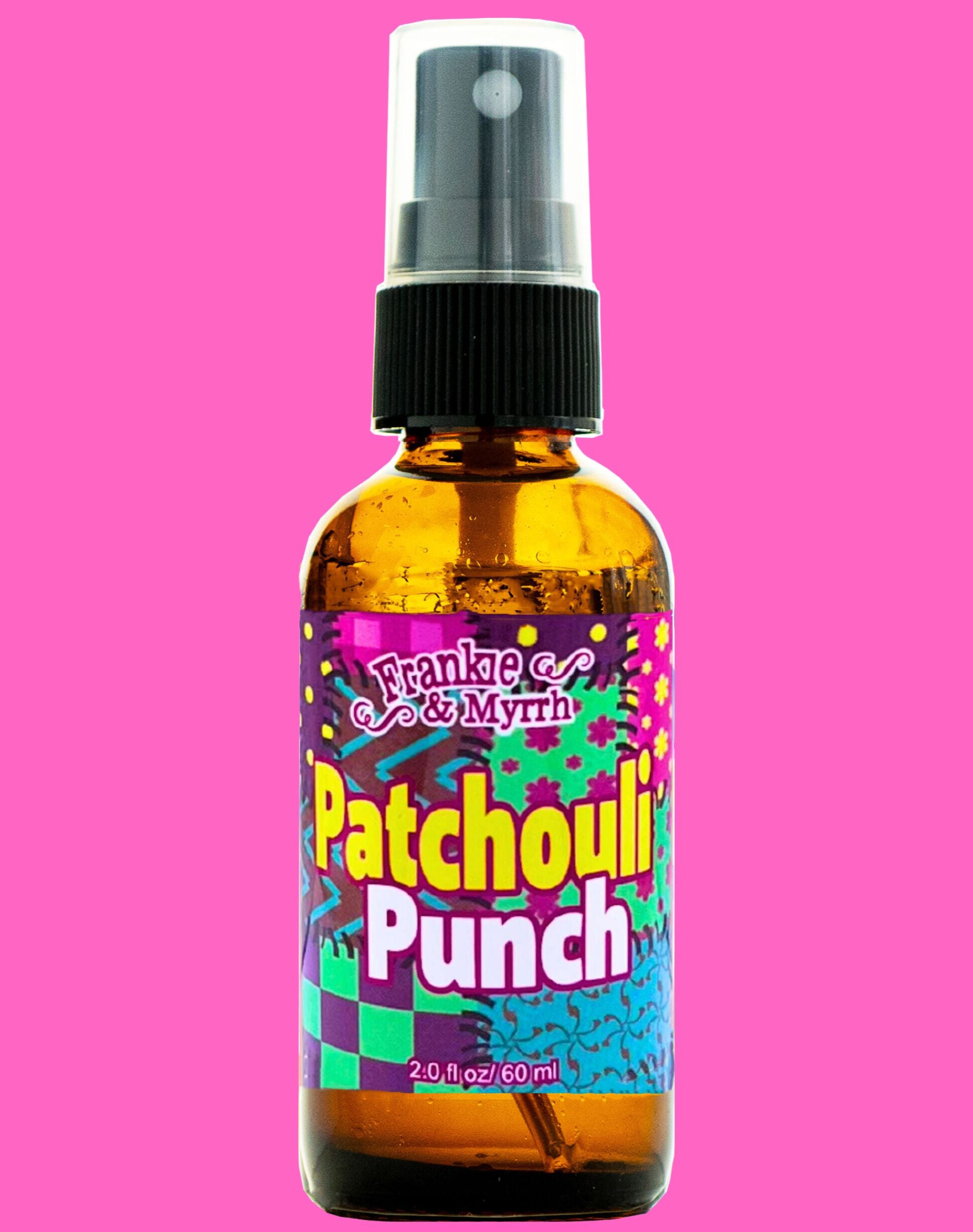 Patchouli Punch Aromatherapy Spray smells like Patchouli used for Relaxation, Stress Releif, and Anxiety