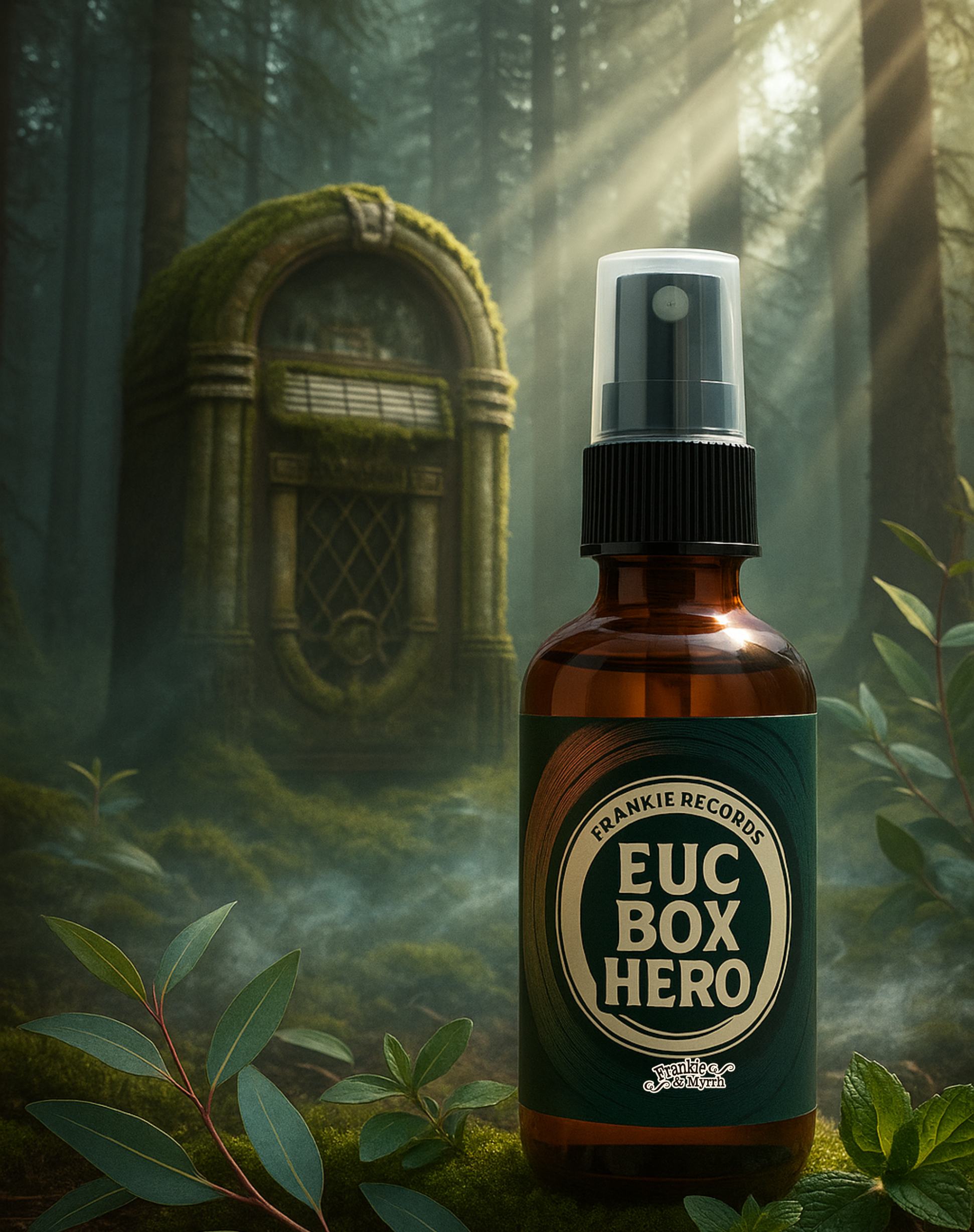 Euc Box Hero – Eucalyptus, Mint with Hints of Wood & Citrus  Aromatherapy Spray | Fresh, Deodorizing Body & Room Mist