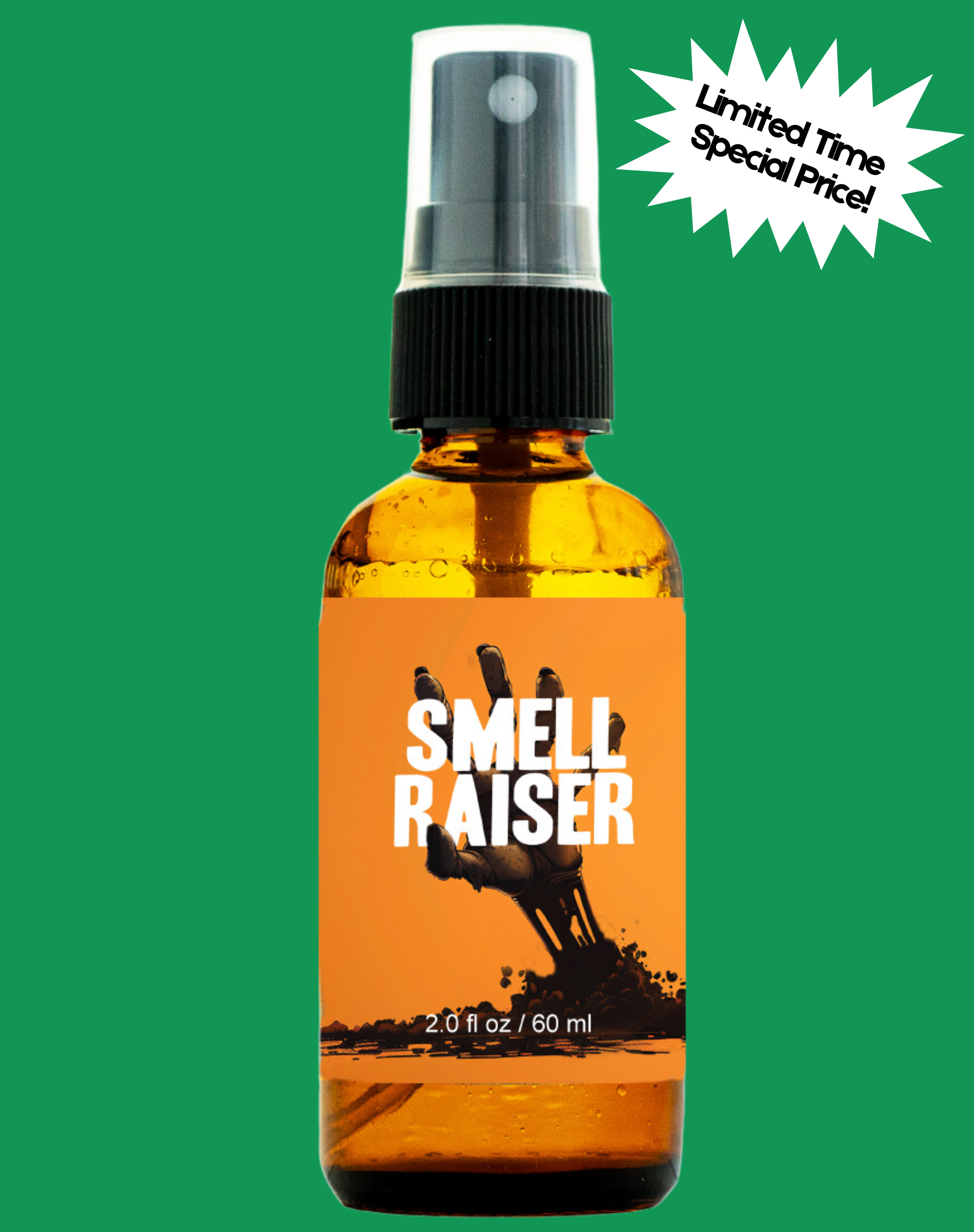 SMELLRAISER | Spray stimulant au café et patchouli fumé et sucré du Pérou 