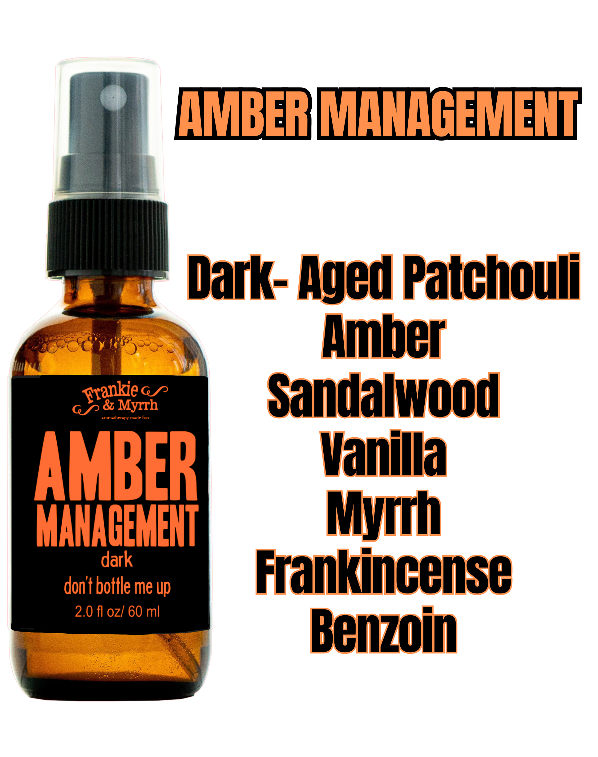 Amber Management (Dark Edition) | Spray Ambre Vanille Patchouli