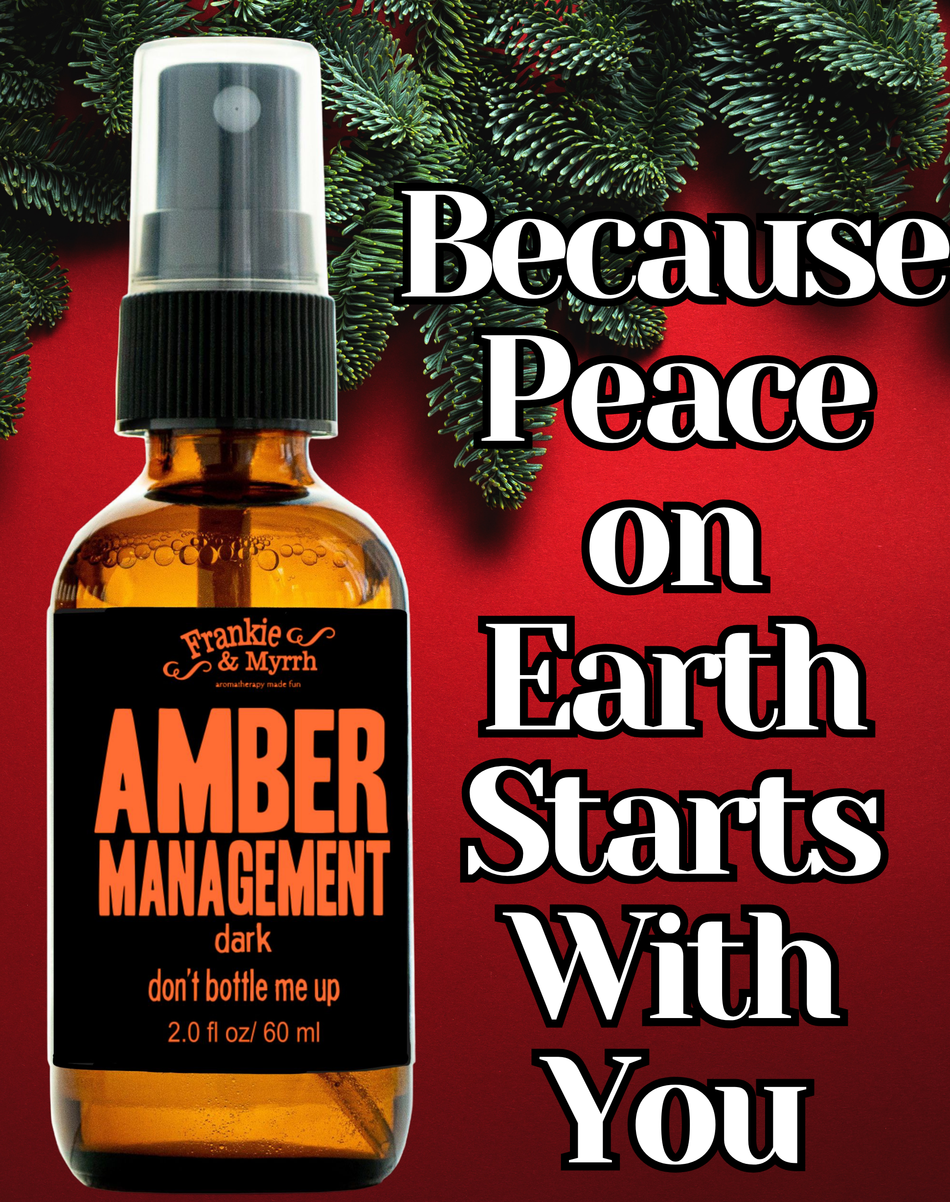 Amber Management (Dark Edition) | Patchouli Amber Vanille Spray