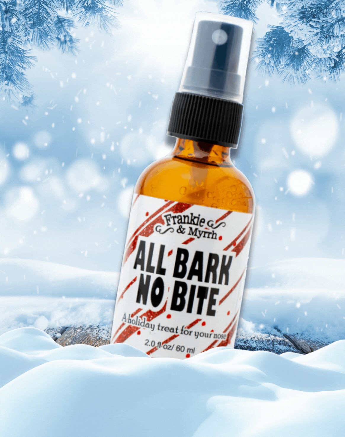 All Bark, No Bite | Peppermint Bark Holiday Spray