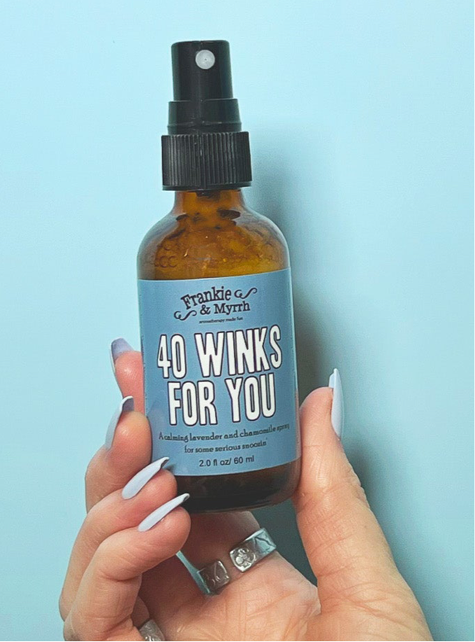 Limited Release | Double Strength 40 Winks For You | Lavender Chamomile Vetiver Bedtime Spray