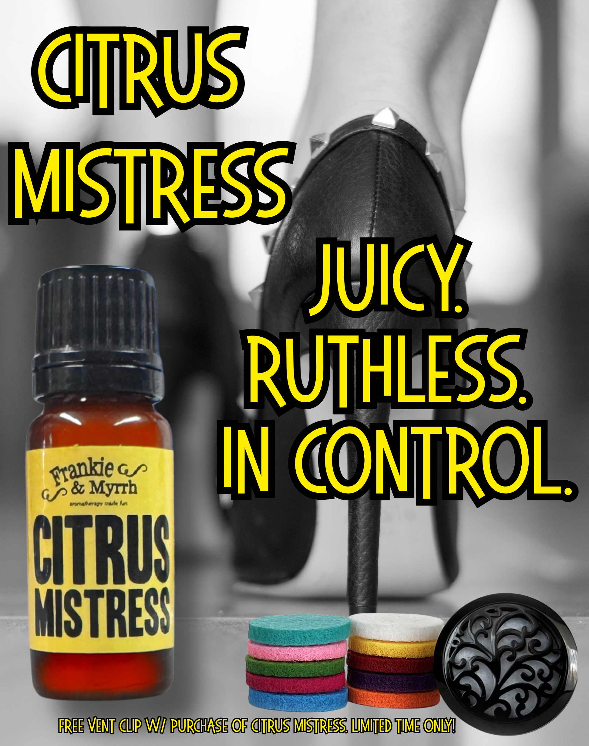 Citrus Mistress w FREE Car Home Diffuser | Wicked LIMITED RELEASE