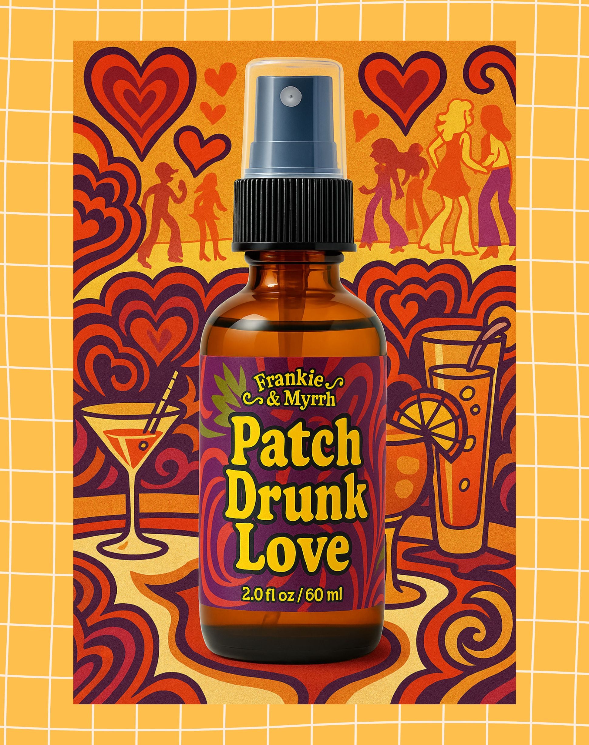 Patch Drunk Love | A Patchouli-Old-Fashioned Spray | Frankie and Myrrh