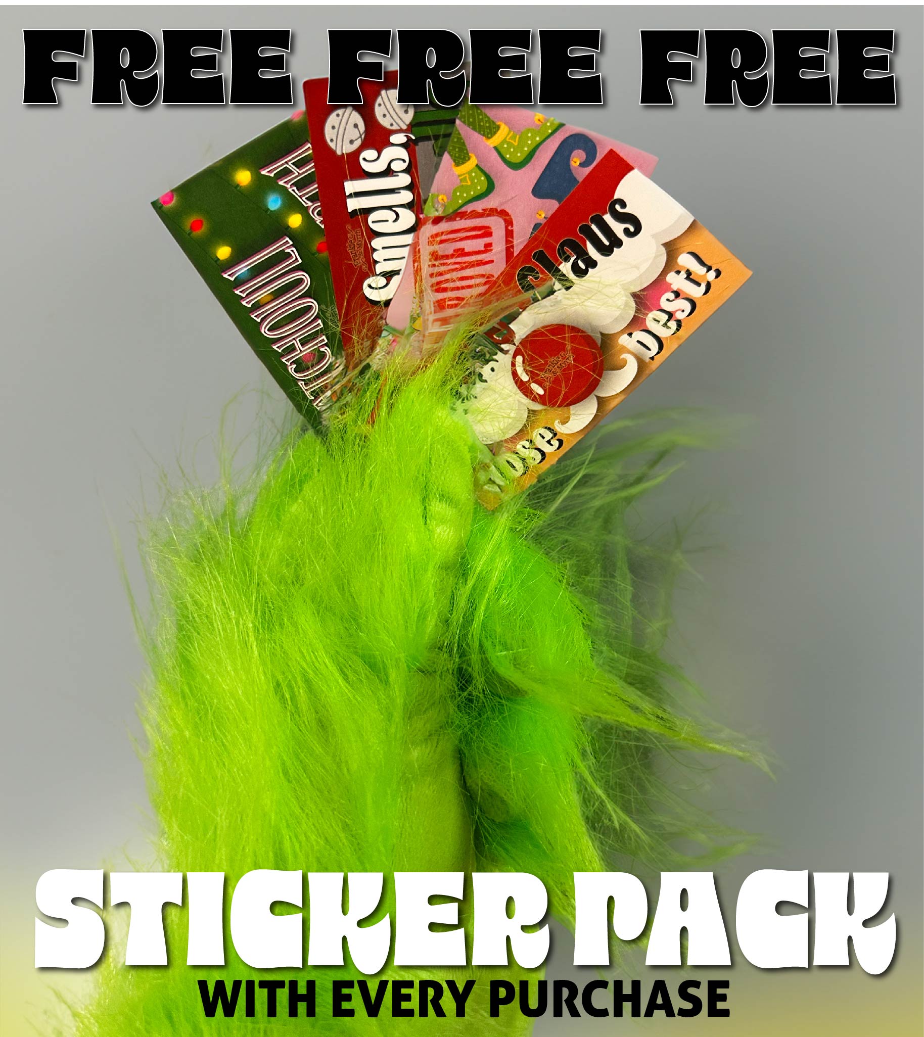 FREE Frankie's Festive Sticker 4 Pack (Limit One)
