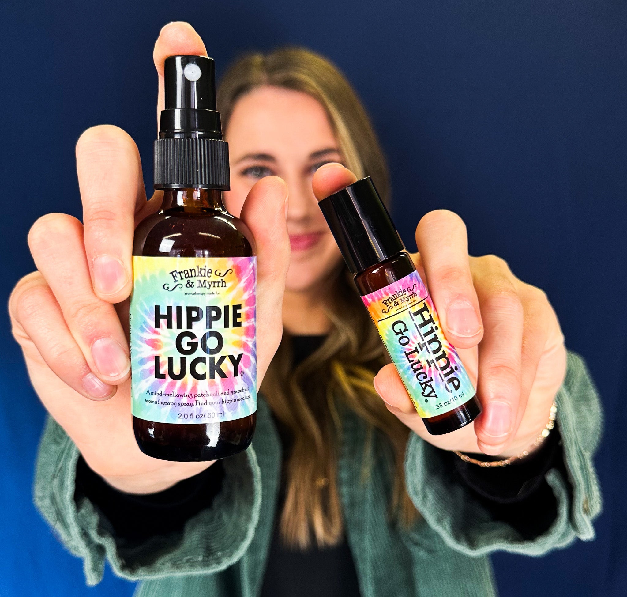 Hippie Go Lucky Combo Pack | Spray and Roll-on | Frankie and Myrrh