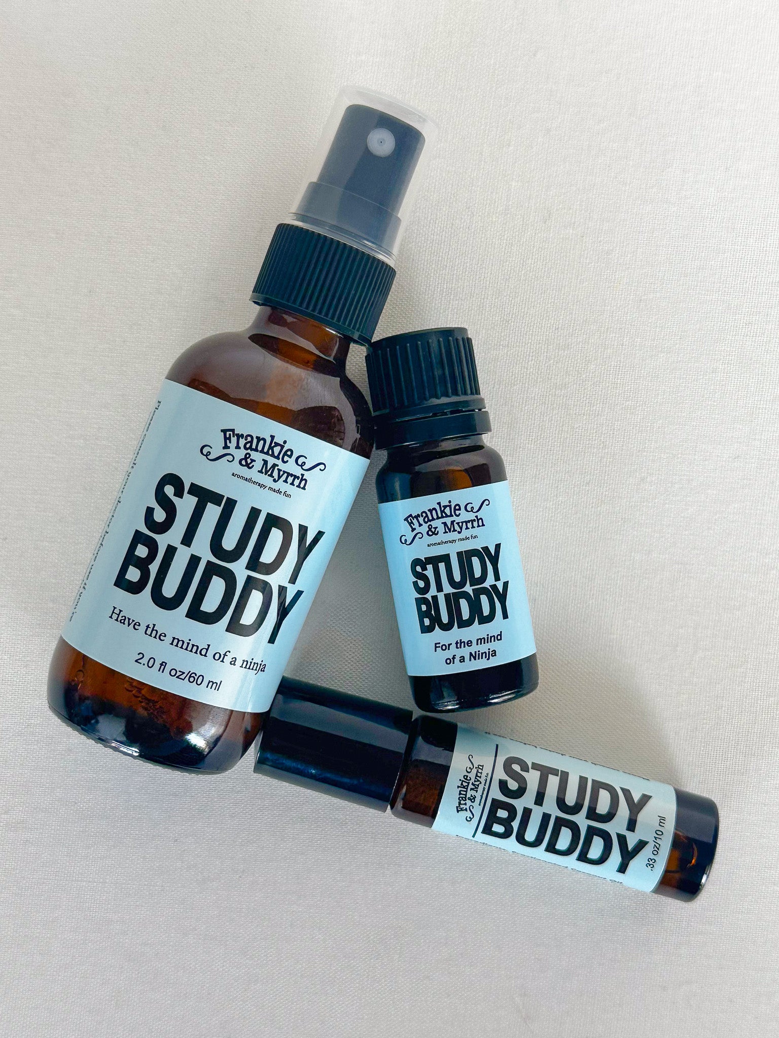 Study Buddy Trio | Energizing Spray, Blend, Roll-on