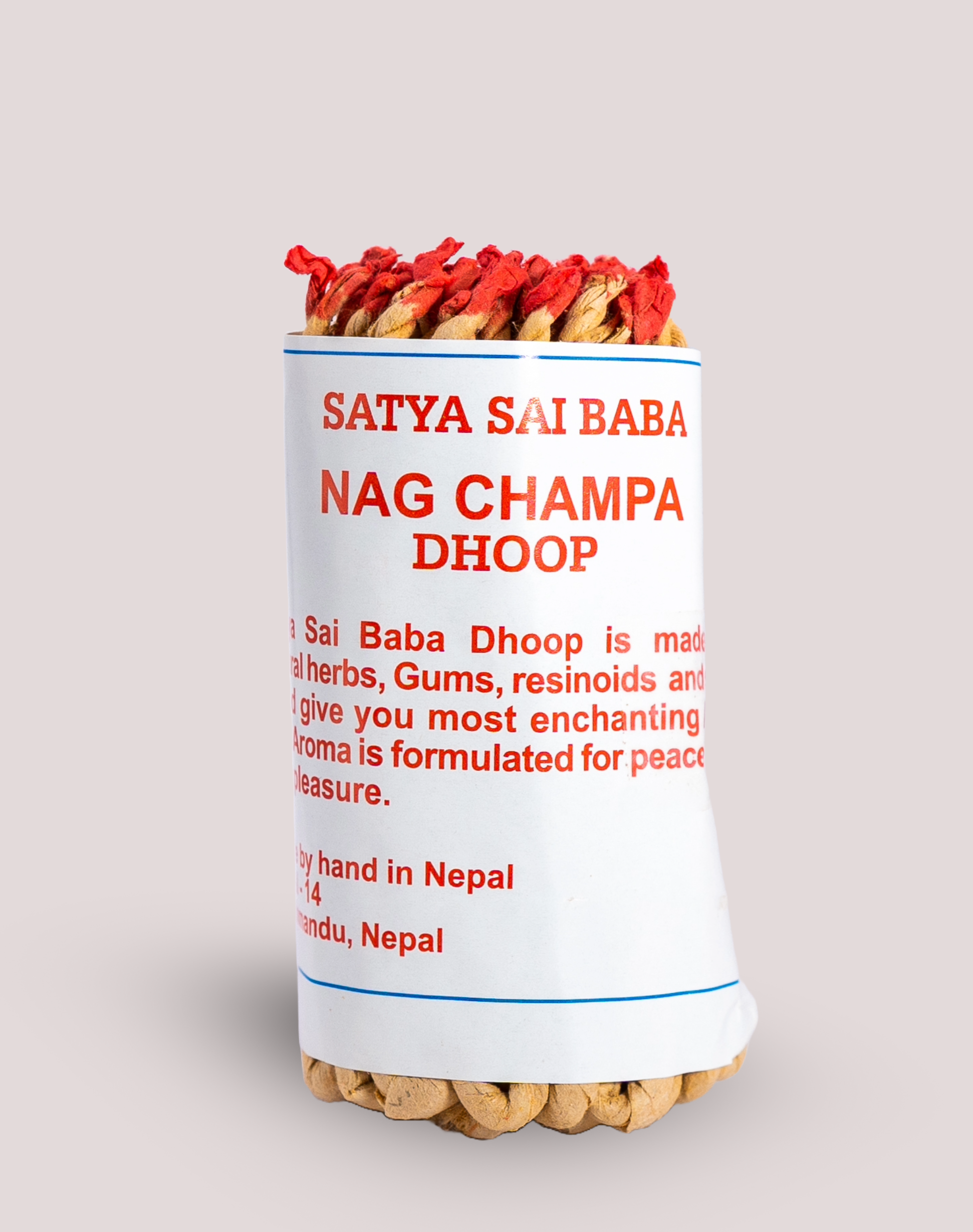 Nepali Rope Incense | Nag Champa - 45 Ropes
