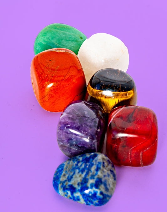 Chakra Spectrum Tumbled Crystals Set of 7 (1 Inch)