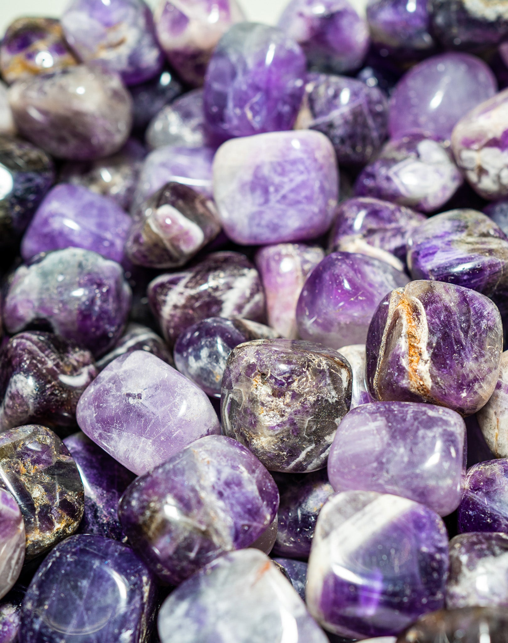 Amethyst Tumbled Crystals Set of 3 (1 Inch)