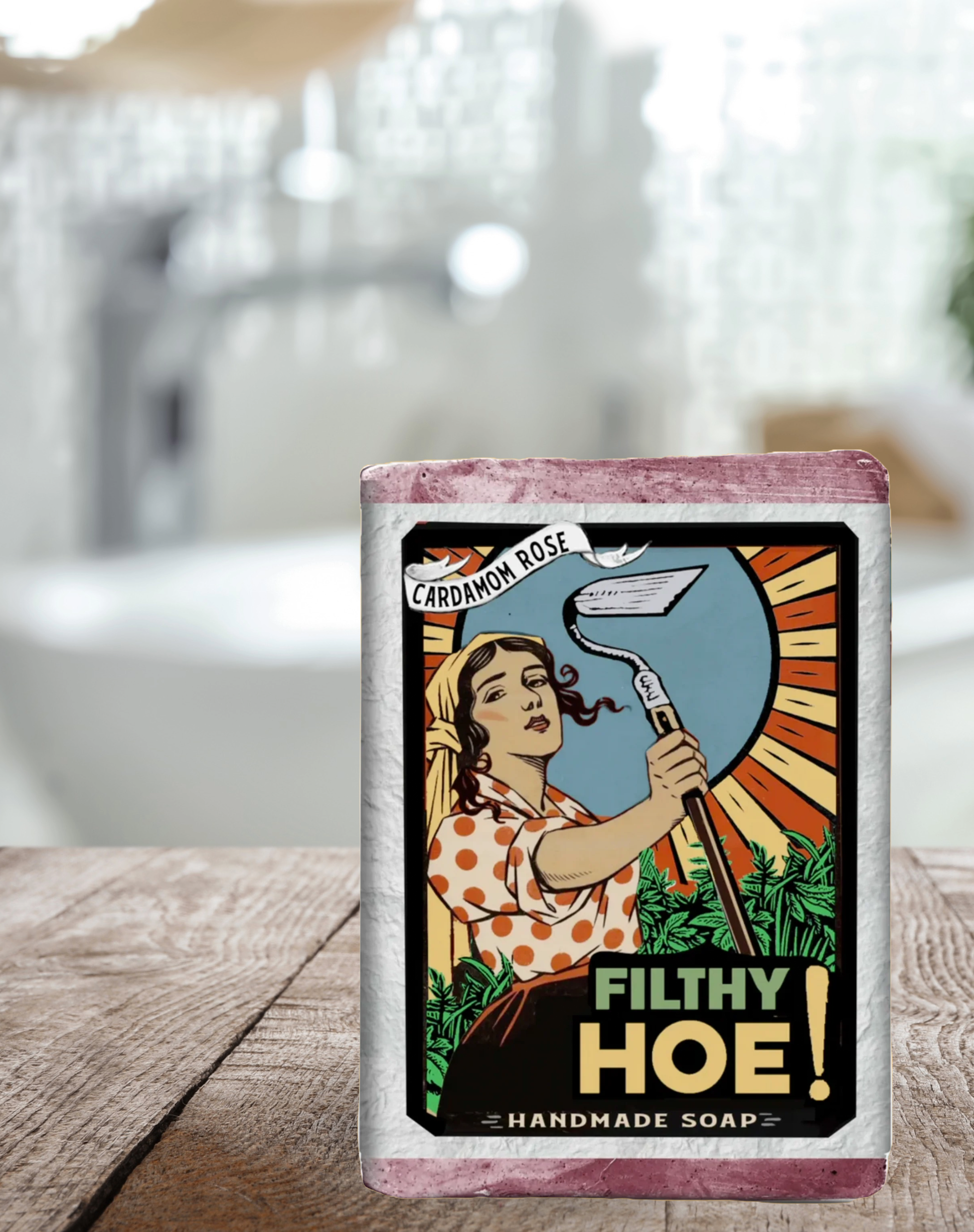 Filthy Hoe Soap | Cardamom Rose | Filthy Farm Girl