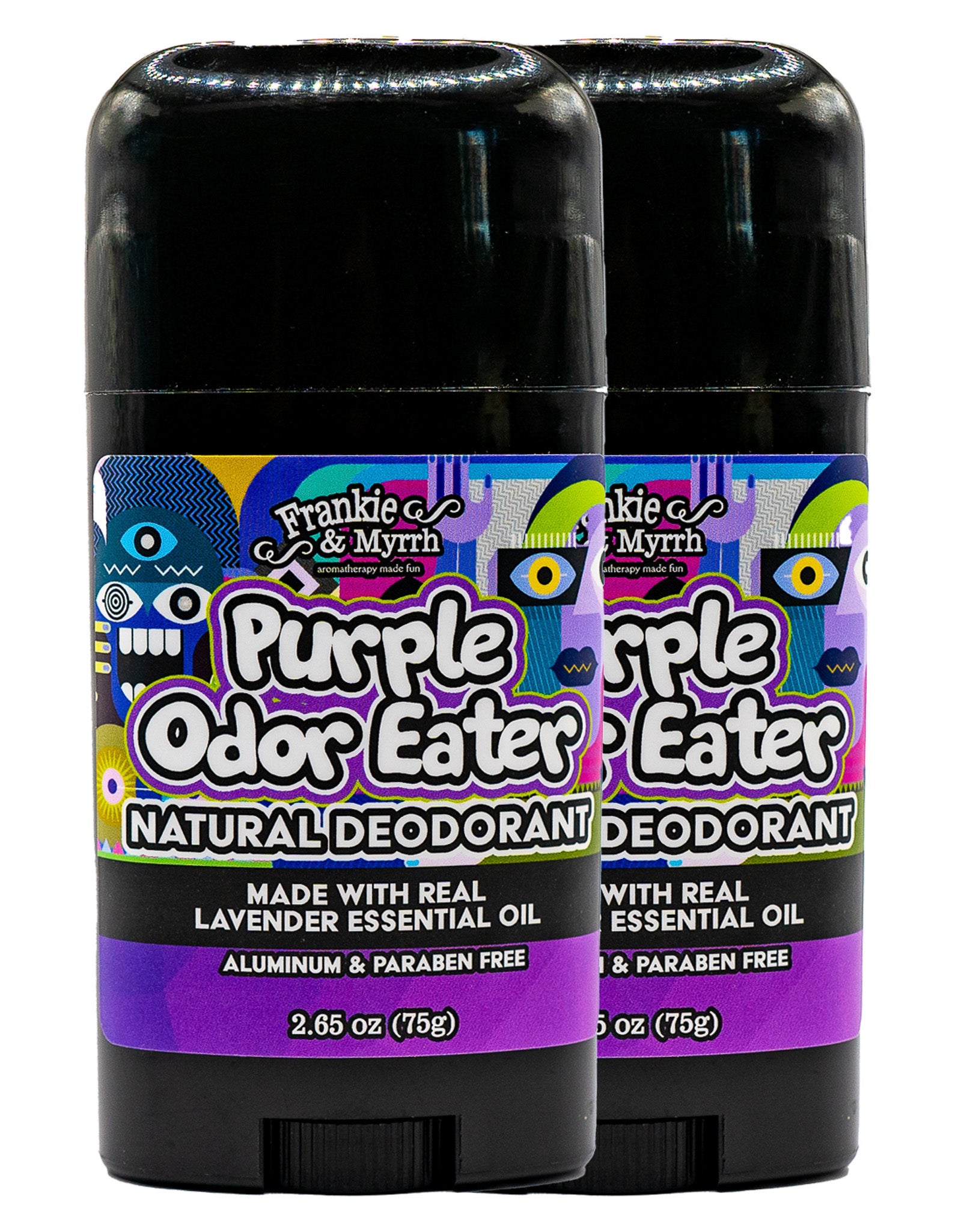 Lot de 2 déodorants Purple Odor Eater | Déodorants naturels | Lavande