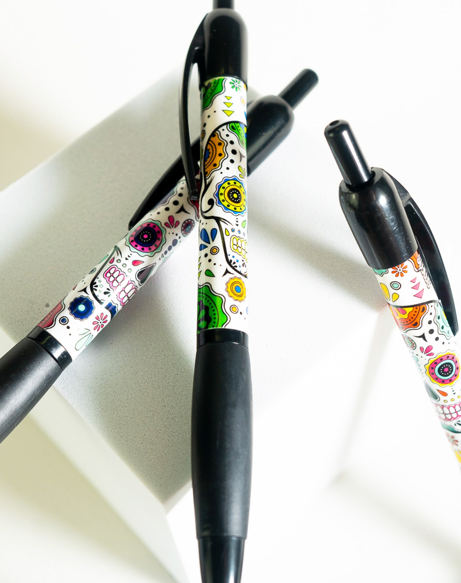 8 Pack Scented Sugar Skull Pens