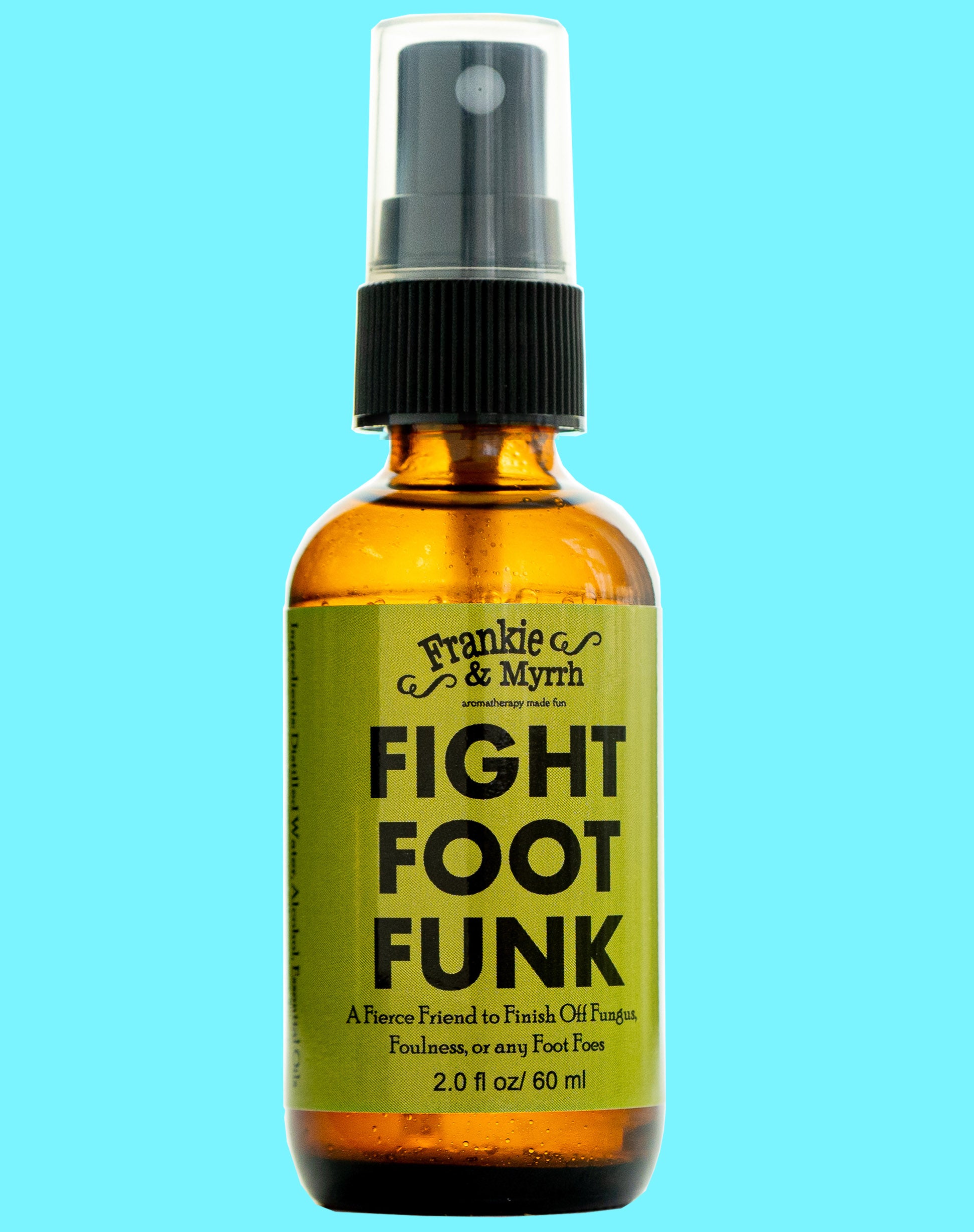 frankie and myrrh fight foot funk foot deodorizer lemongrass essential oil