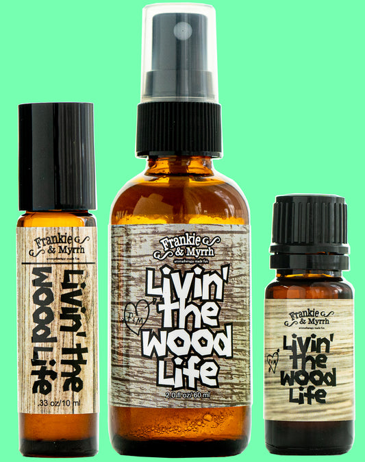 Livin' The Wood Life Trio | Spray, Roll-on and Oil