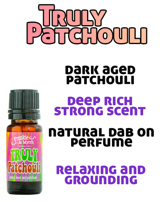 dark aged patchouli essential oil blend frankie and myrrh relaxation and energy