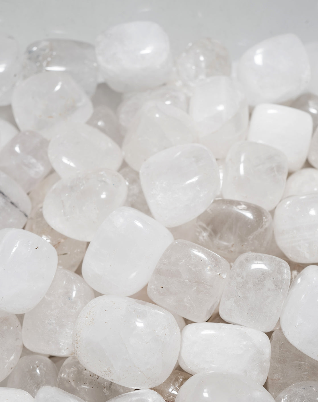 Clear Quartz Tumbled Crystals Set of 3 (1 Inch)