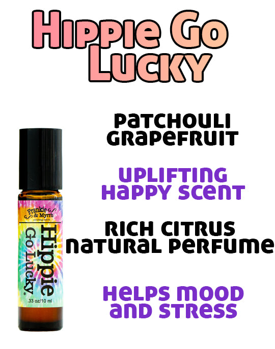patchouli essential oil roll on hippie go lucky frankie and myrrh
