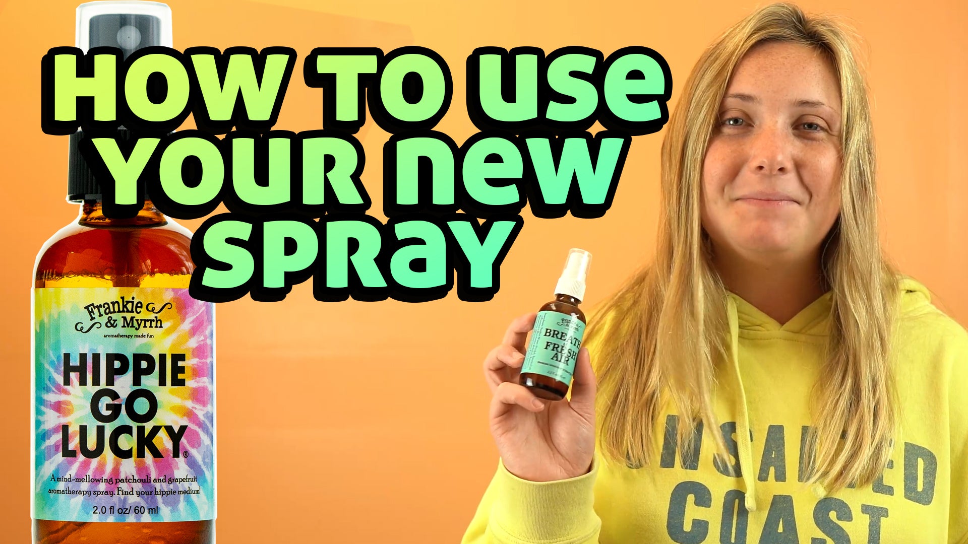 how to use frankie and myrrh aromatherapy spray