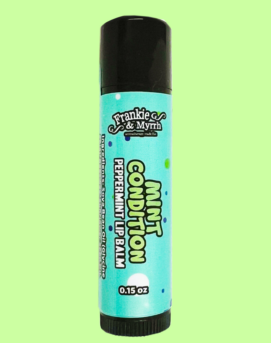 frankie and myrrh mint condition peppermint lip balm shea butter