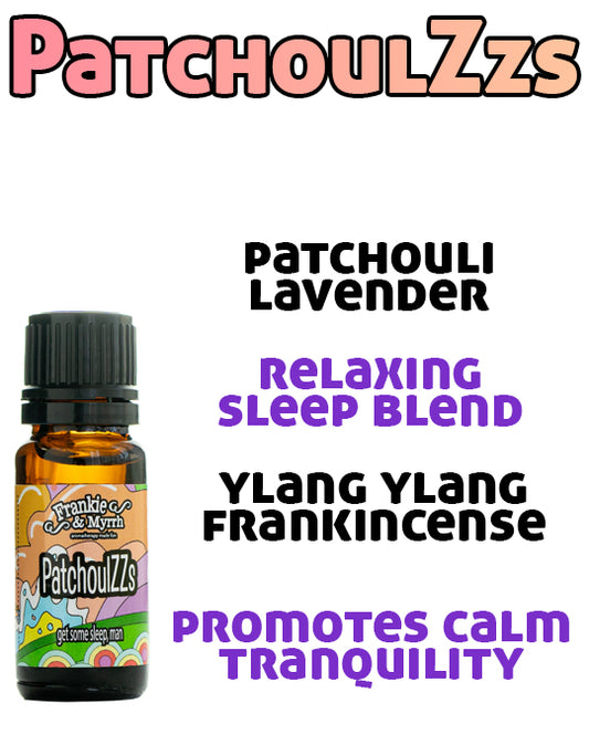 patchouli lavender sleep essential oil frankie and myrrh