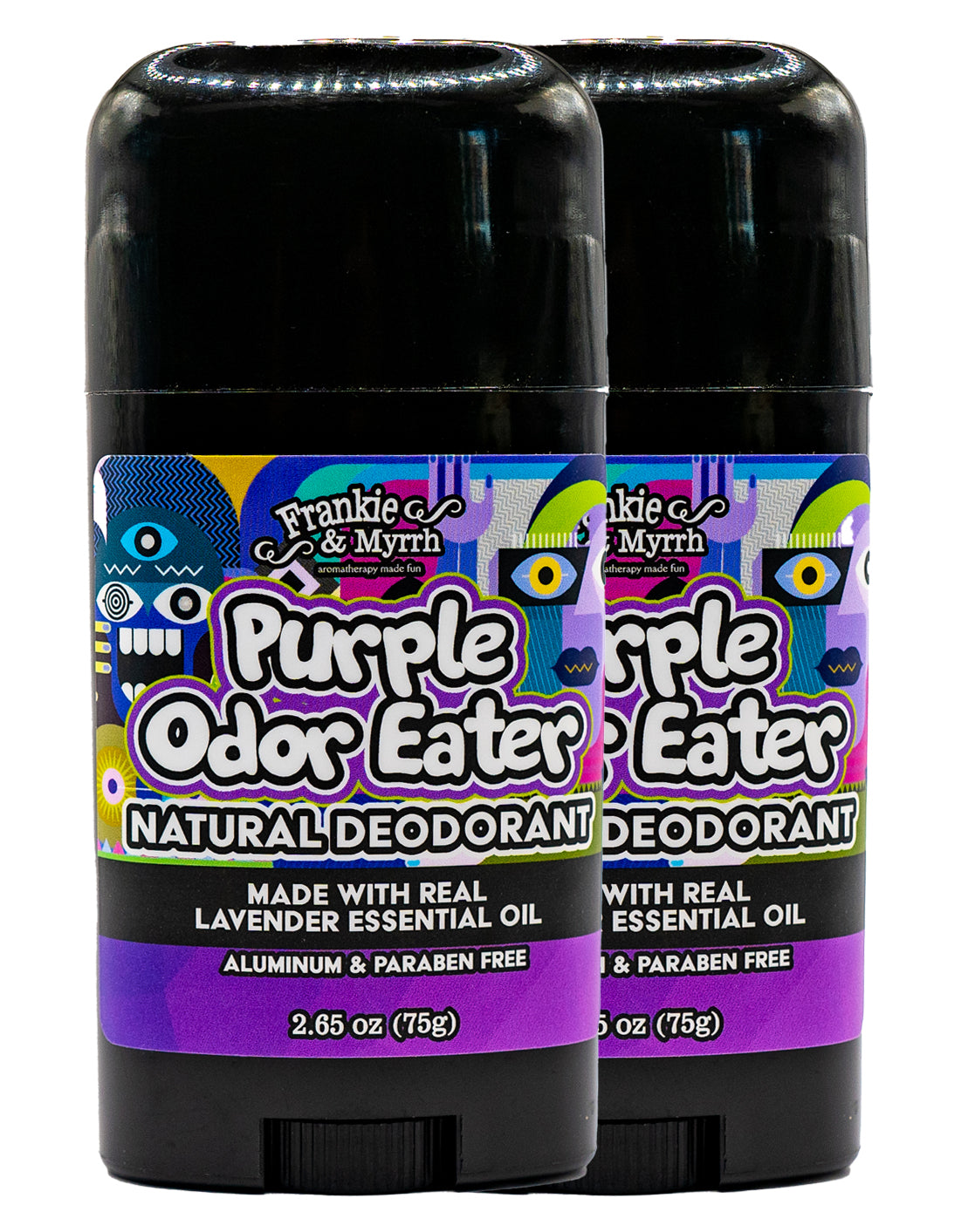 frankie and myrrh natural lavender deodorant purple odor eater