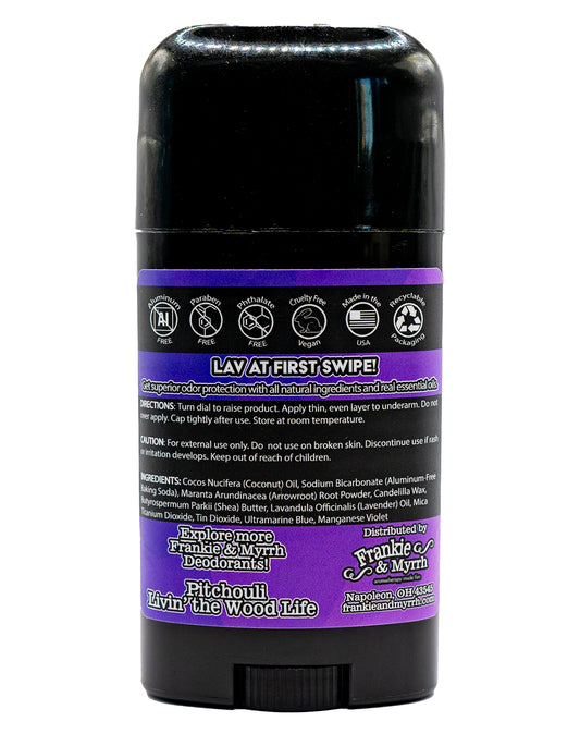 frankie and myrrh natural lavender deodorant purple odor eater