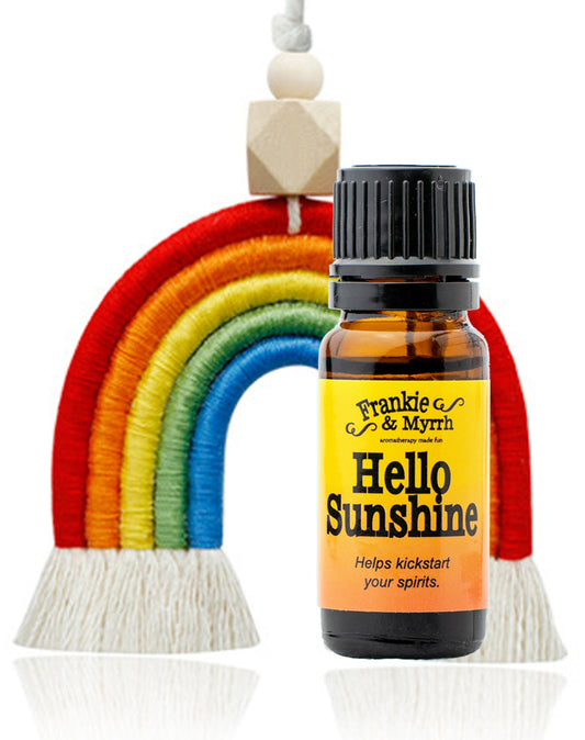 Hello Sunshine with Rainbow Car Diffuser