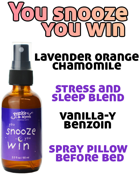 all natural sleep aid lavender essential oil chamomile spray